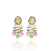 Aadhya Multicolor Carved Stone Studded Choker - The Pashm